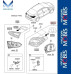 mobis combination taillamp kia cerato forte 2012-15